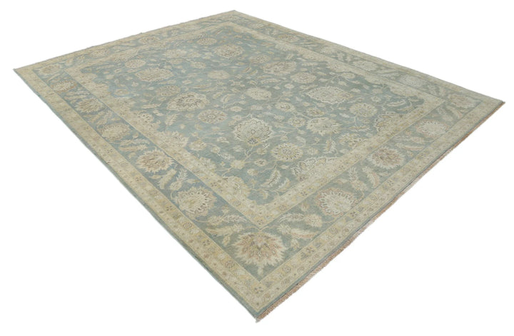 Indian Ziegler Rug 7' 11" x 9' 10" Hand-Knotted | No. AT67870