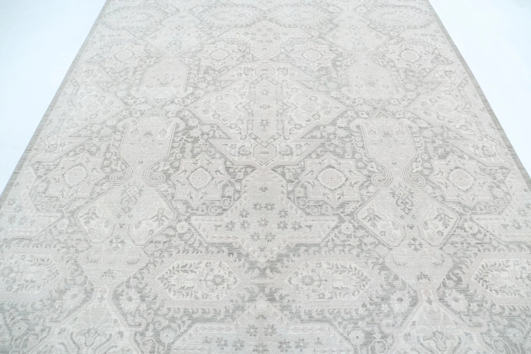 Afghan Serenity Rug 7' 8" x 9' 11" Hand-Knotted | No. AT67985