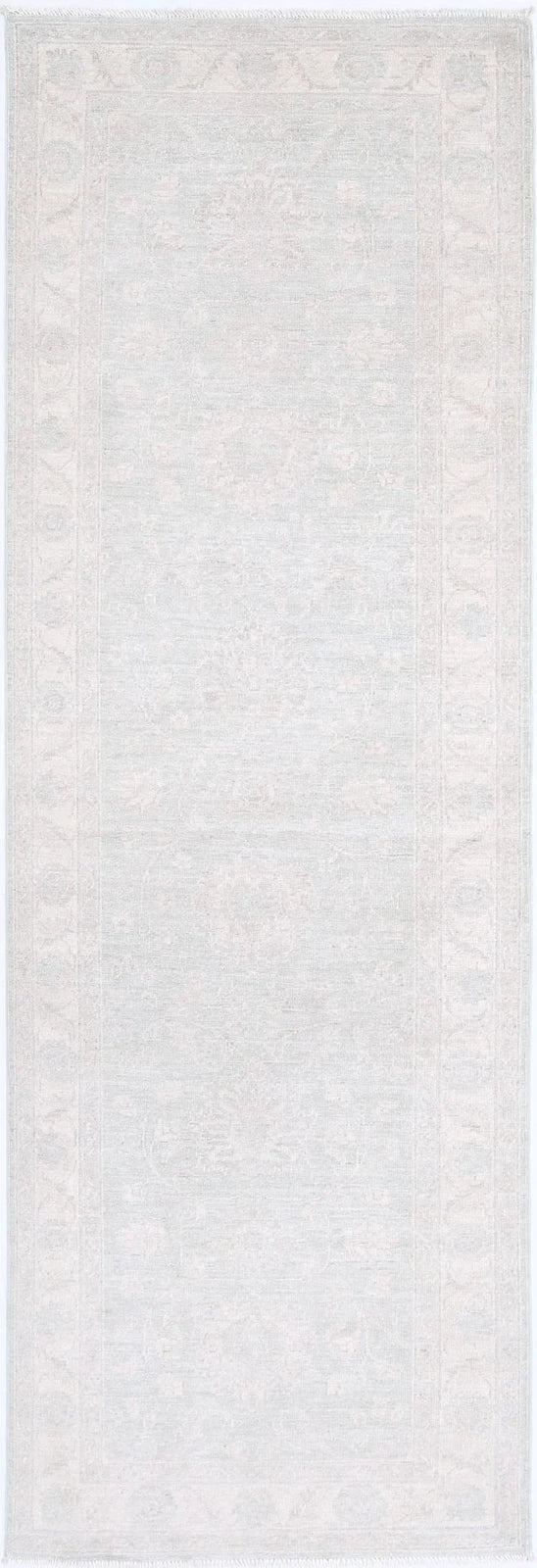 Afghan Serenity Runner Rug 2' 8" x 8' 7" Hand-Knotted | No. AT68039
