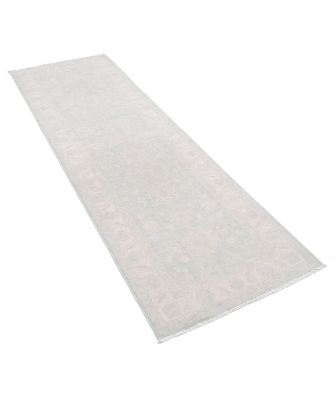 Afghan Serenity Runner Rug 2' 8" x 8' 7" Hand-Knotted | No. AT68039