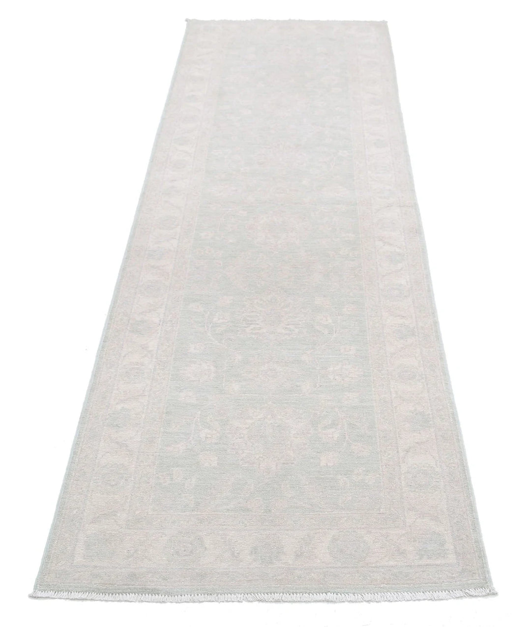 Afghan Serenity Runner Rug 2' 8" x 8' 7" Hand-Knotted | No. AT68039