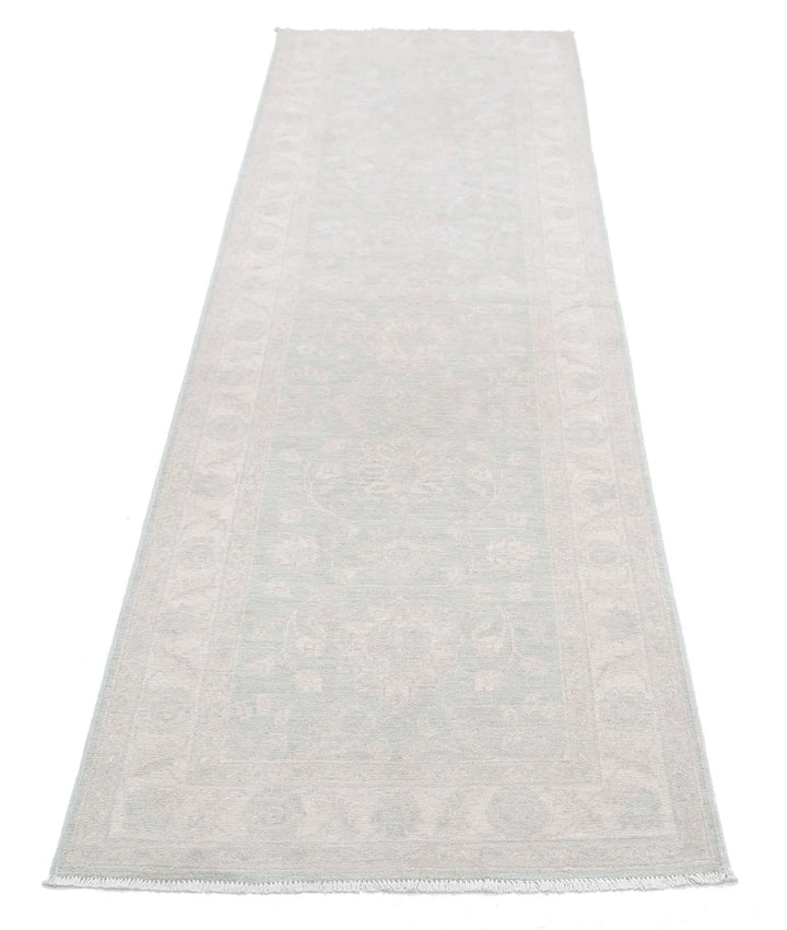 Afghan Serenity Runner Rug 2' 8" x 8' 7" Hand-Knotted | No. AT68039