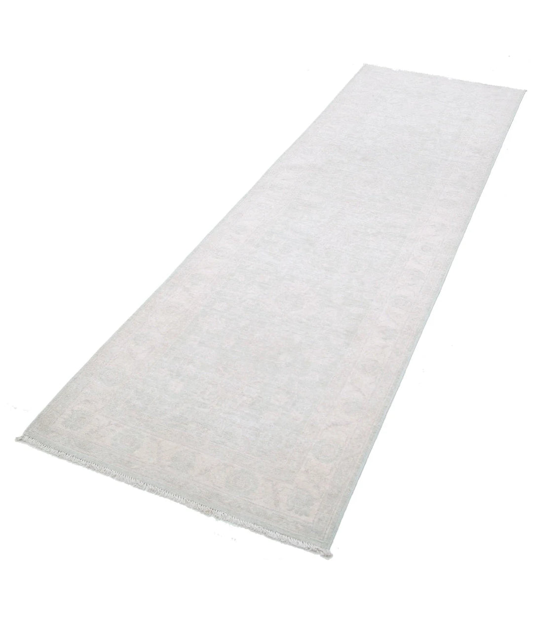 Afghan Serenity Runner Rug 2' 8" x 8' 7" Hand-Knotted | No. AT68039
