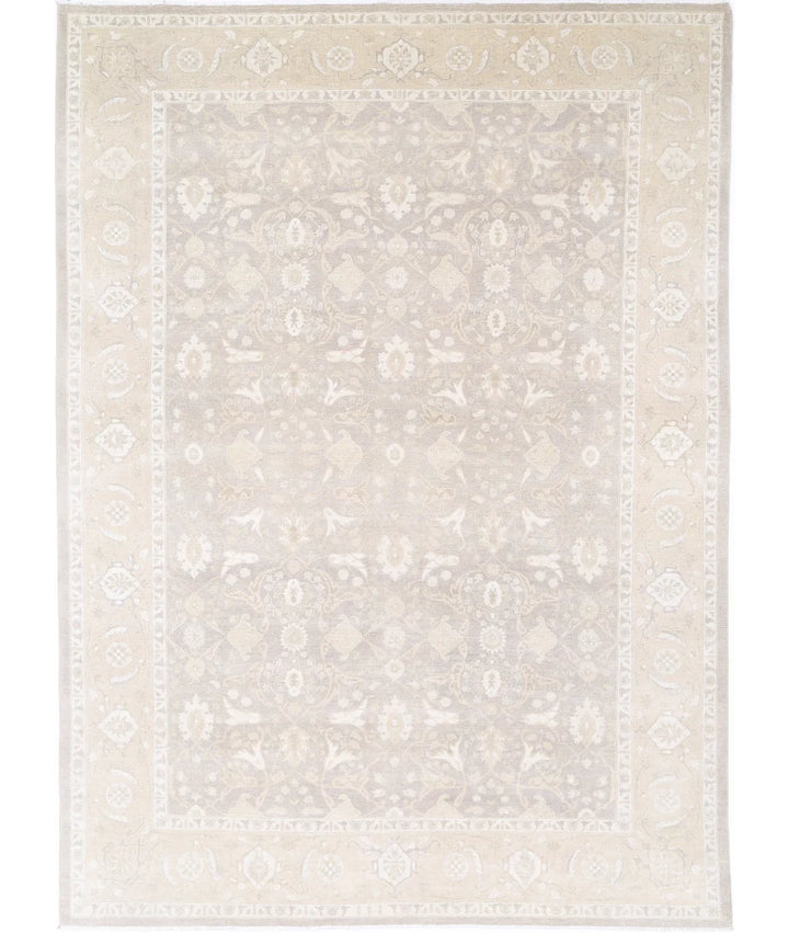 Brown Afghan Serenity Rug 8' 11" x 12' 3" Hand-Knotted | No. AT68065
