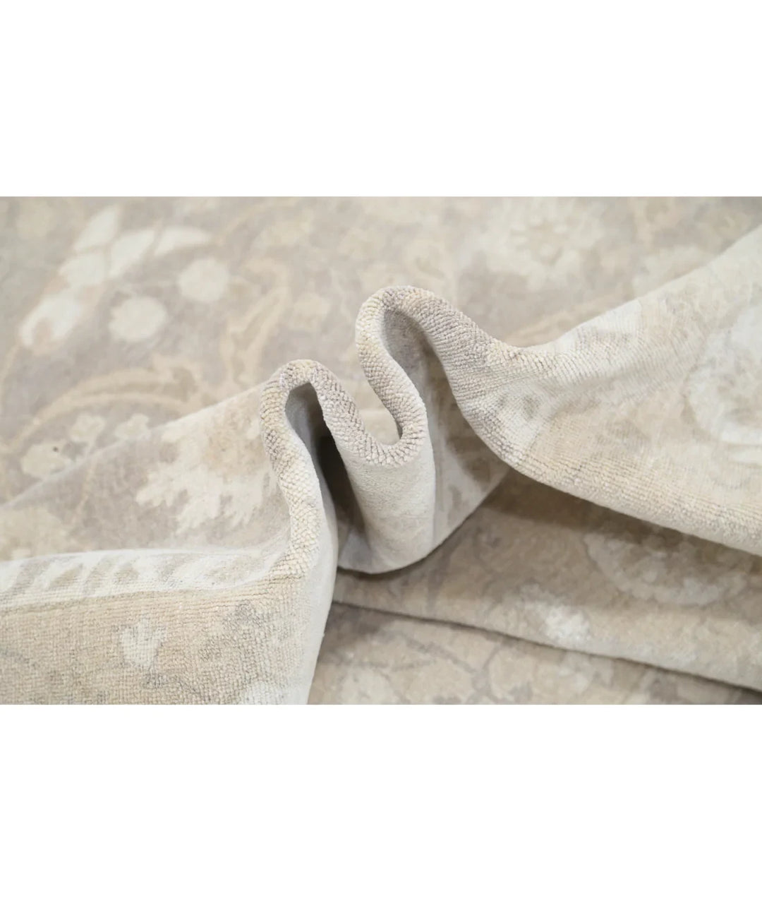 Brown Afghan Serenity Rug 8' 11" x 12' 3" Hand-Knotted | No. AT68065