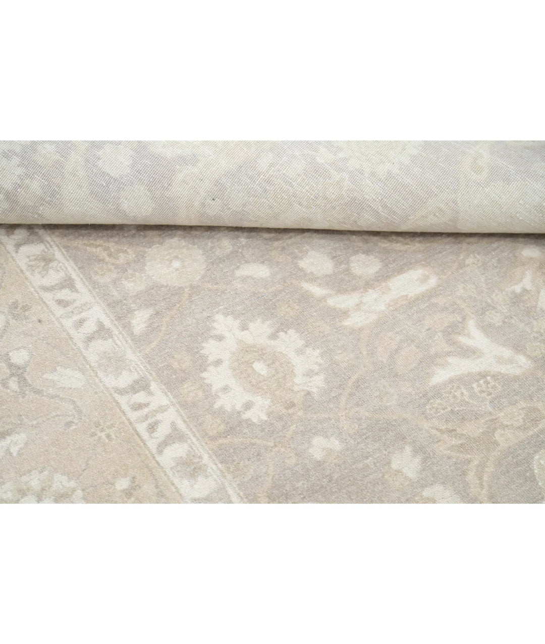 Brown Afghan Serenity Rug 8' 11" x 12' 3" Hand-Knotted | No. AT68065