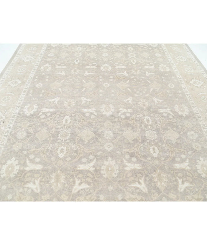 Brown Afghan Serenity Rug 8' 11" x 12' 3" Hand-Knotted | No. AT68065