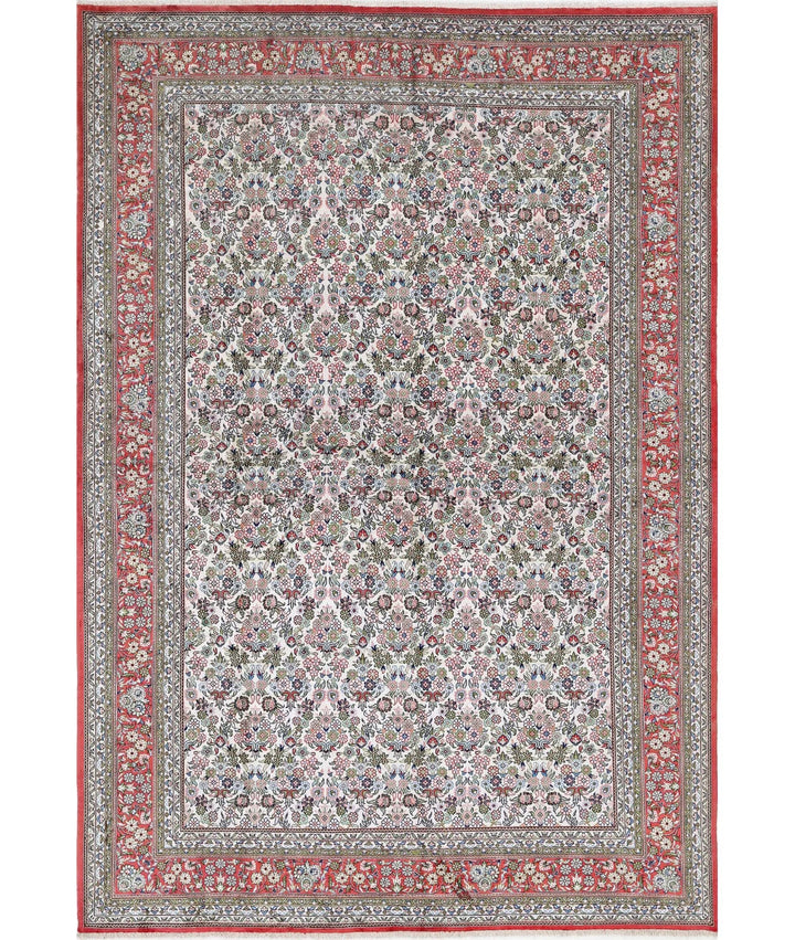 Chinese Hereke Rug 6' 1" x 7' 11" Hand-Knotted | No. AT68105