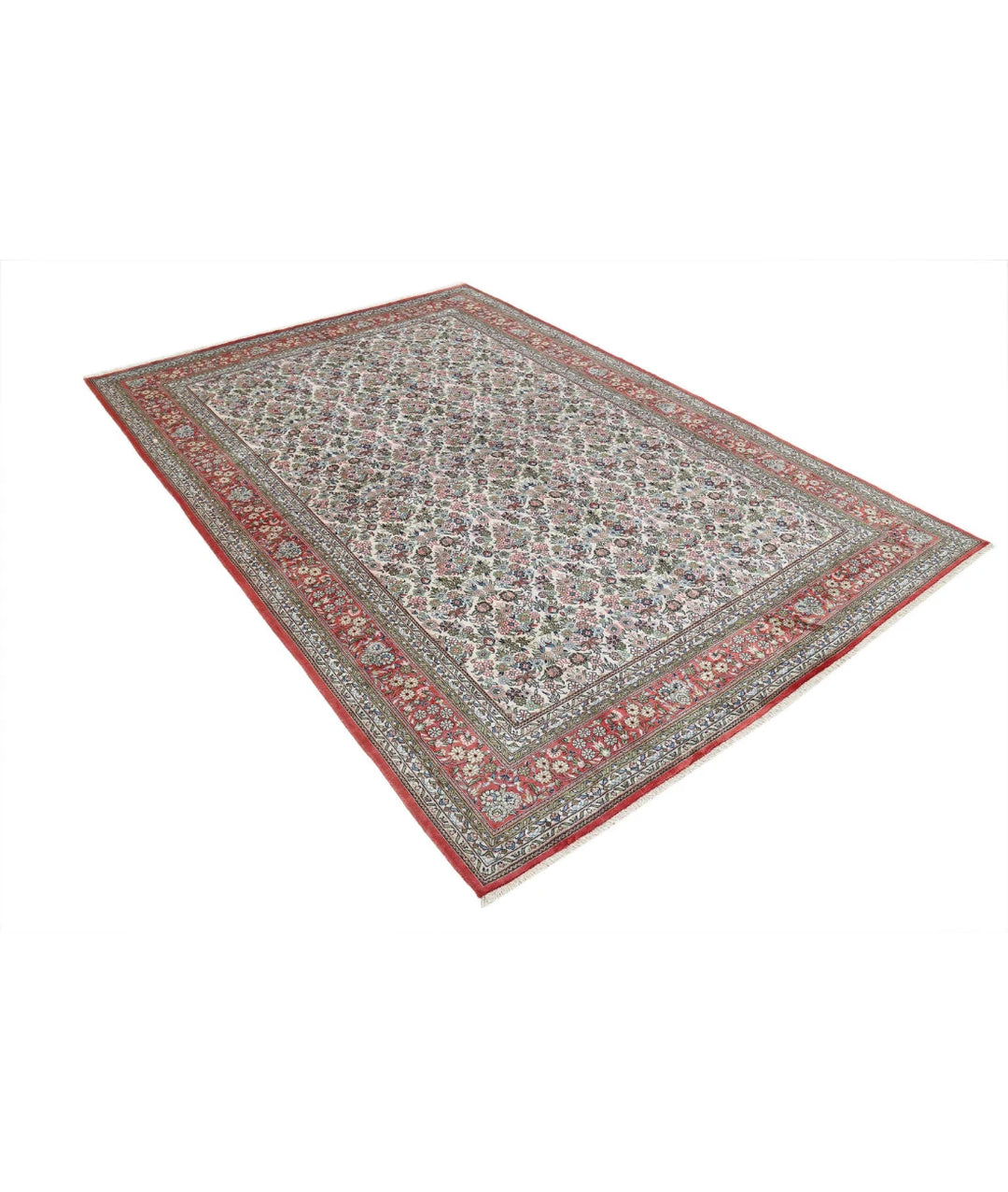 Chinese Hereke Rug 6' 1" x 7' 11" Hand-Knotted | No. AT68105