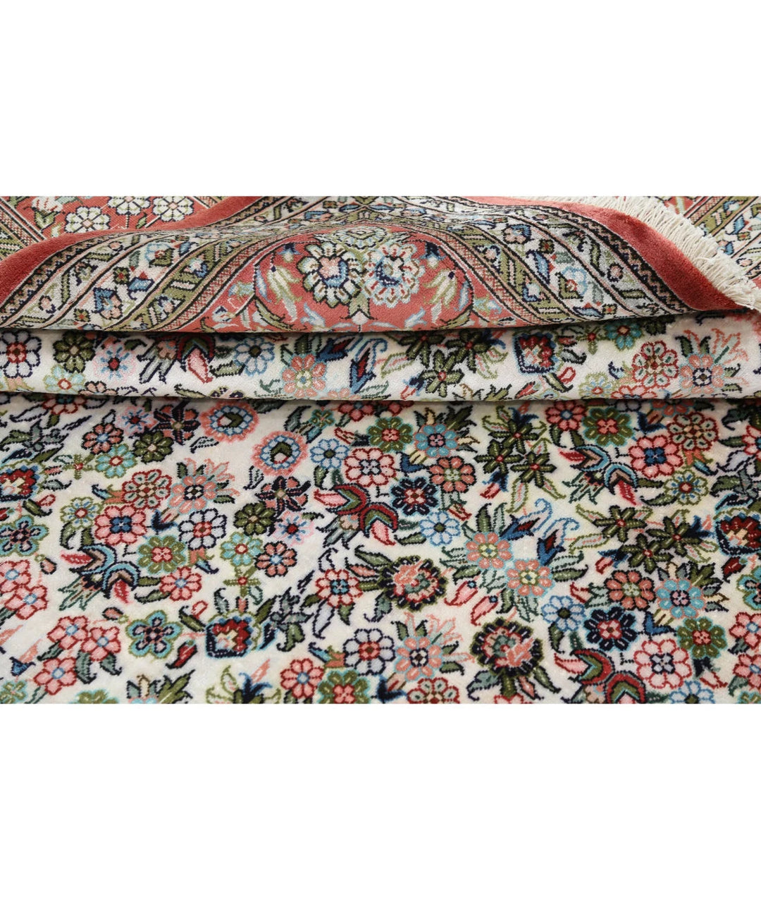 Chinese Hereke Rug 6' 1" x 7' 11" Hand-Knotted | No. AT68105