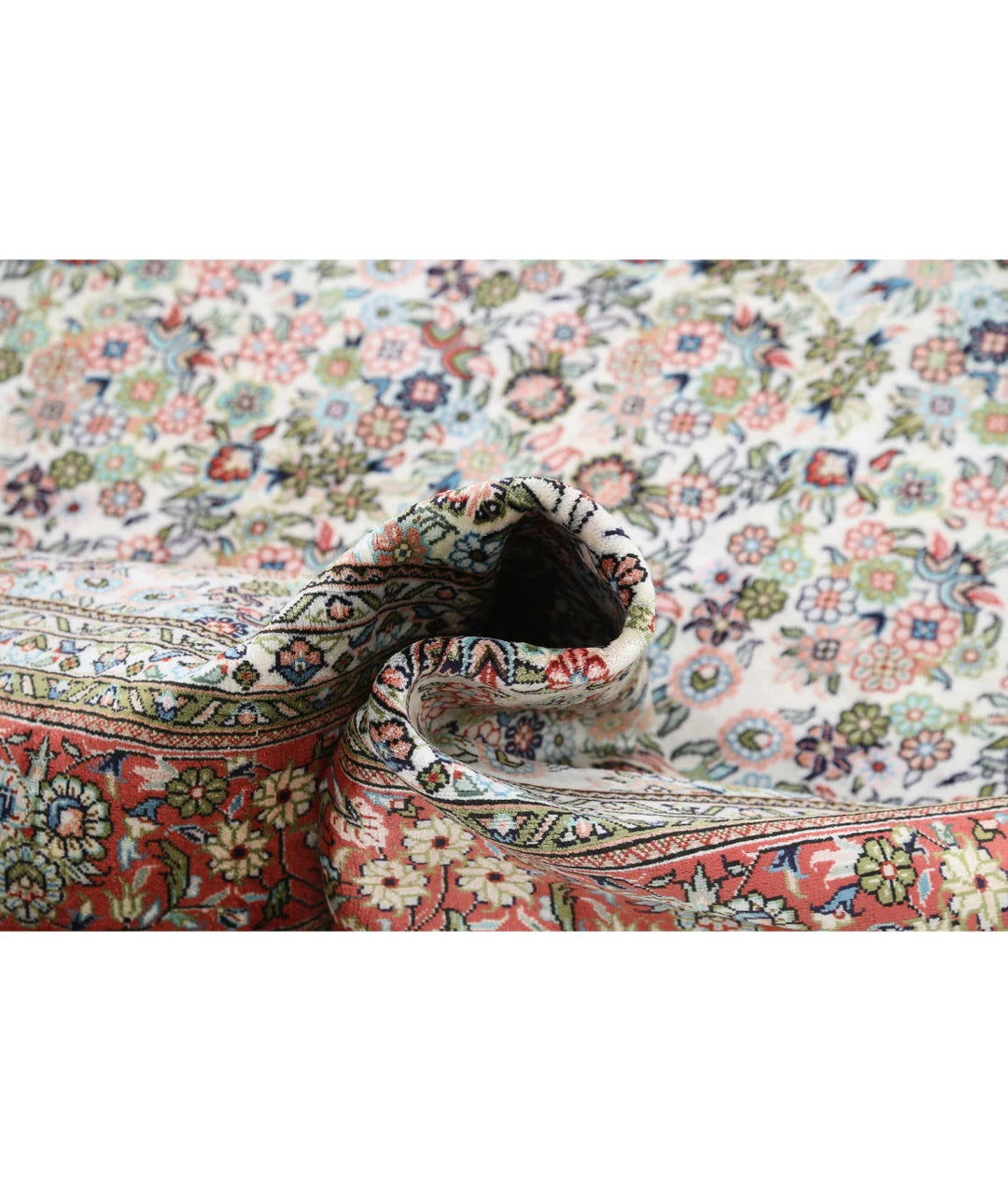 Chinese Hereke Rug 6' 1" x 7' 11" Hand-Knotted | No. AT68105