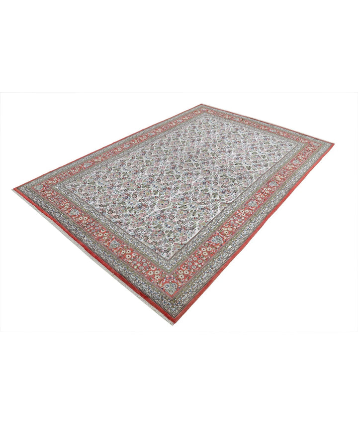 Chinese Hereke Rug 6' 1" x 7' 11" Hand-Knotted | No. AT68105