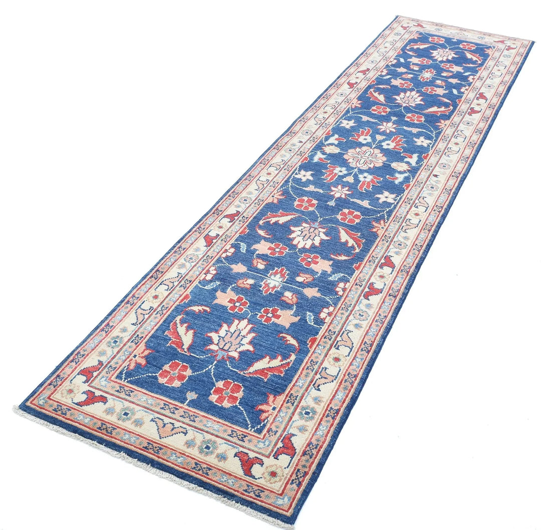 Afghan Ziegler Rug 2' 5" x 9' 10" Hand-Knotted | No. AT68191