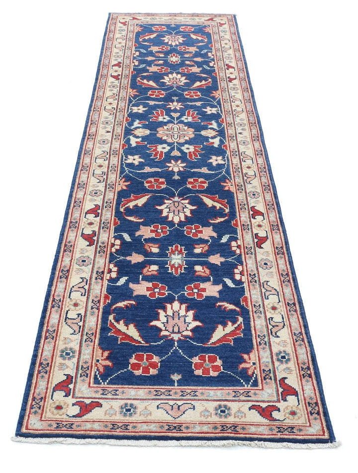 Afghan Ziegler Rug 2' 5" x 9' 10" Hand-Knotted | No. AT68191