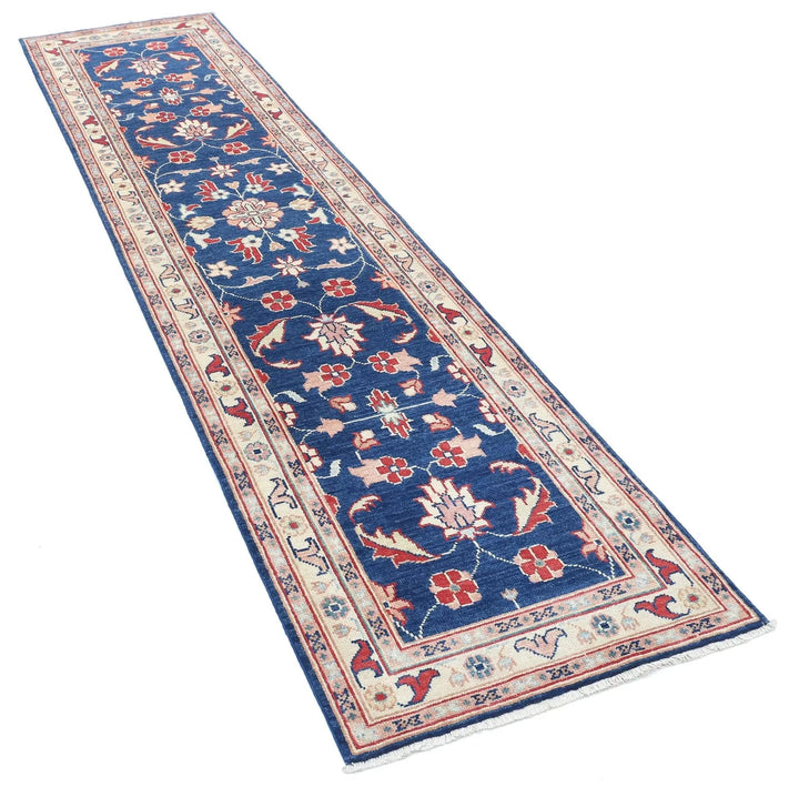 Afghan Ziegler Rug 2' 5" x 9' 10" Hand-Knotted | No. AT68191