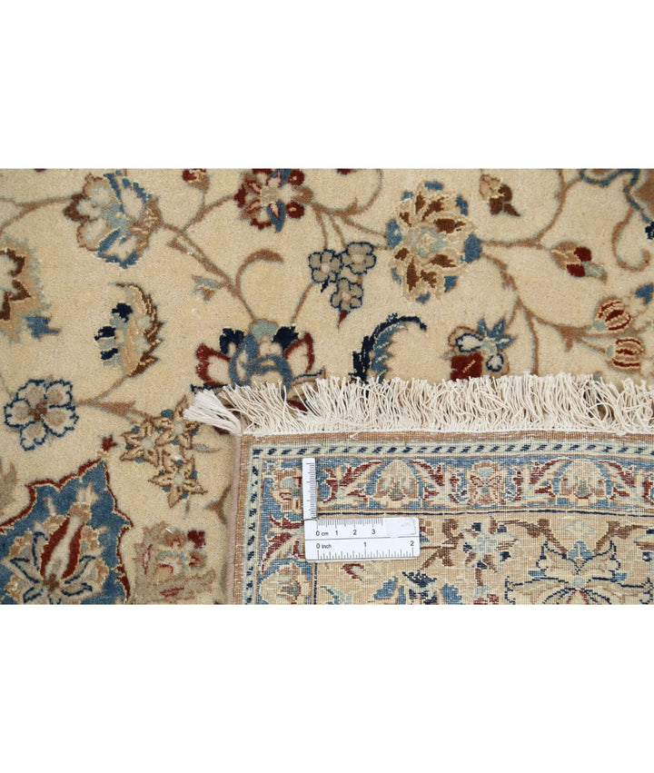 Persian Nain Rug 3' 7" x 5' 6" Hand-Knotted | No. AT68334