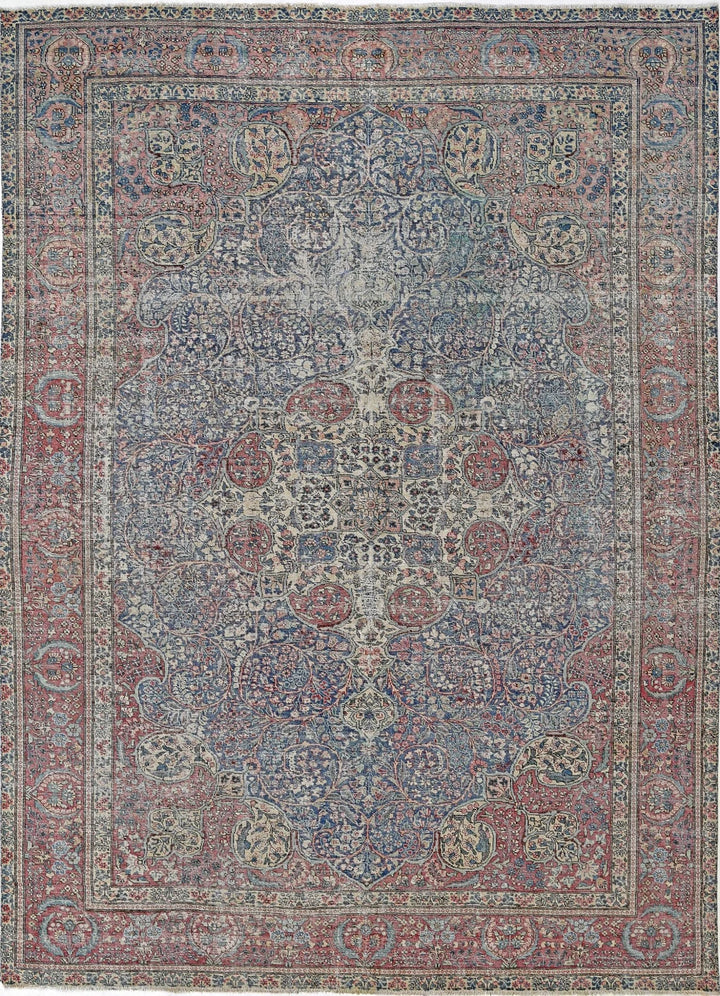 Persian Tabriz Rug 8' 2" x 11' 2" Hand-Knotted | No. AT68434
