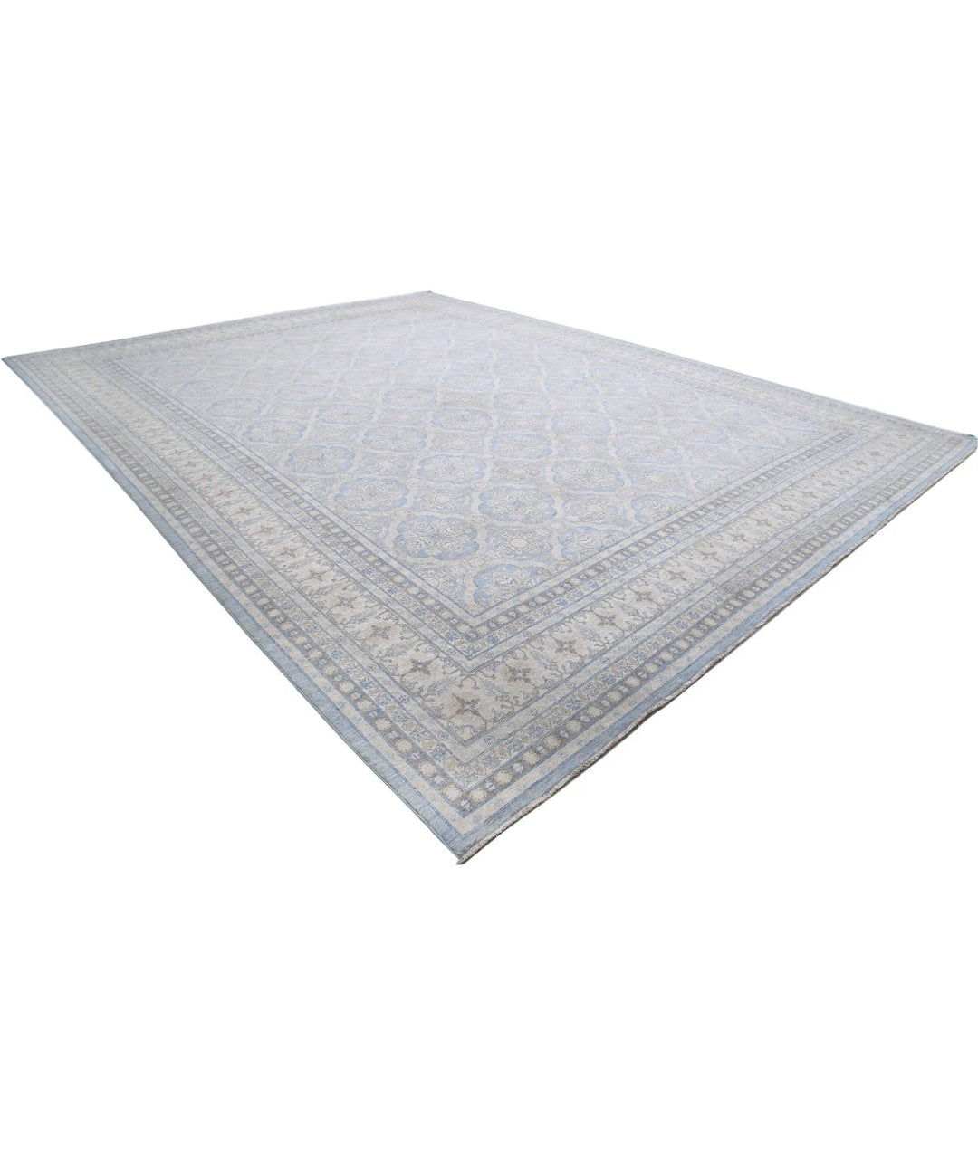 Afghan Serenity Rug 14' 1" x 18' 9" Hand-Knotted | No. AT68604