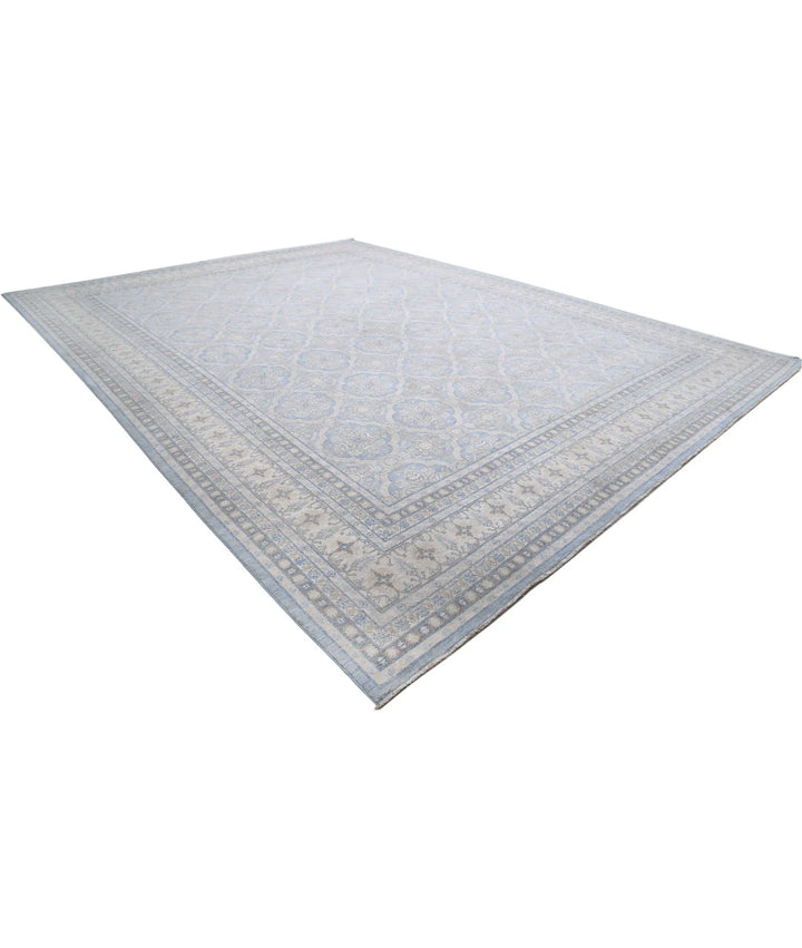 Afghan Serenity Rug 14' 1" x 18' 9" Hand-Knotted | No. AT68604