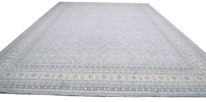 Afghan Serenity Rug 14' 1" x 18' 9" Hand-Knotted | No. AT68604