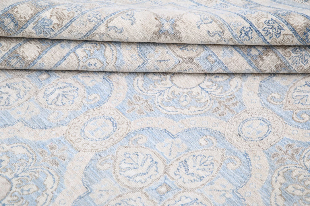 Afghan Serenity Rug 14' 1" x 18' 9" Hand-Knotted | No. AT68604