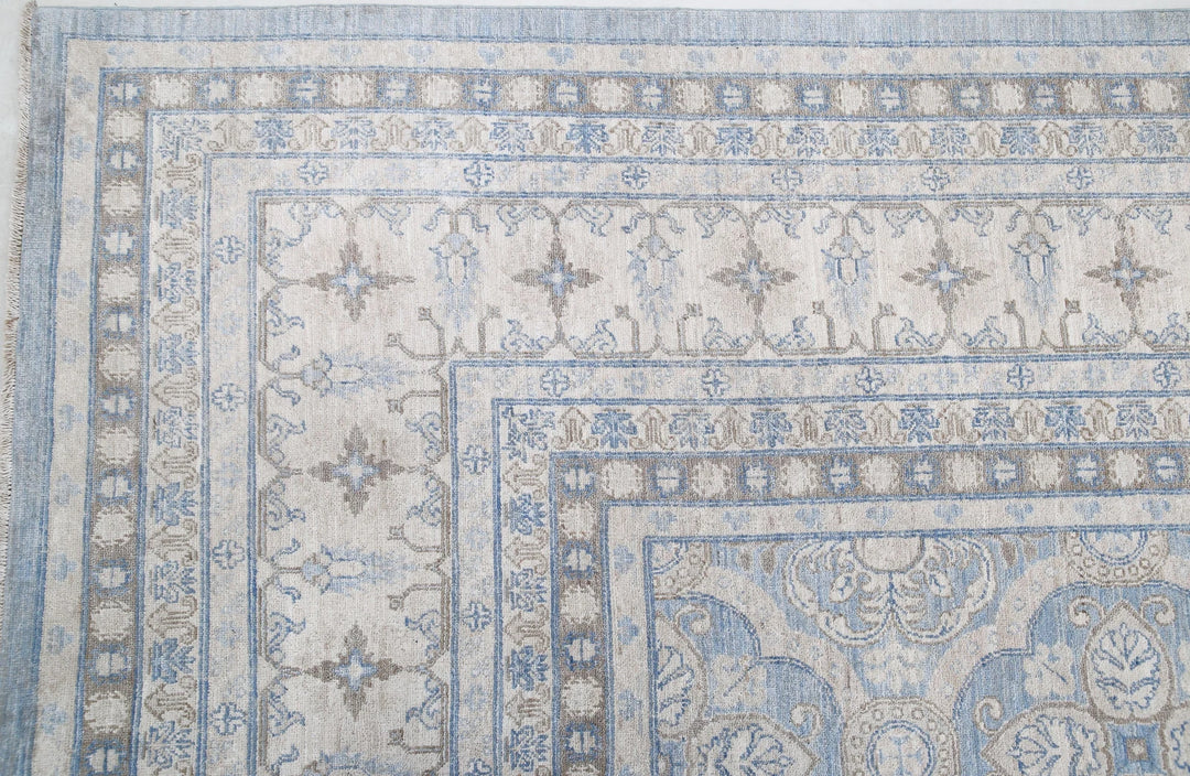 Afghan Serenity Rug 14' 1" x 18' 9" Hand-Knotted | No. AT68604