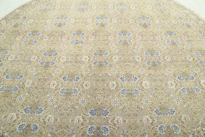 Persian Tabriz Rug 9' 2" x 9' 7" Hand-Knotted | No. AT68671