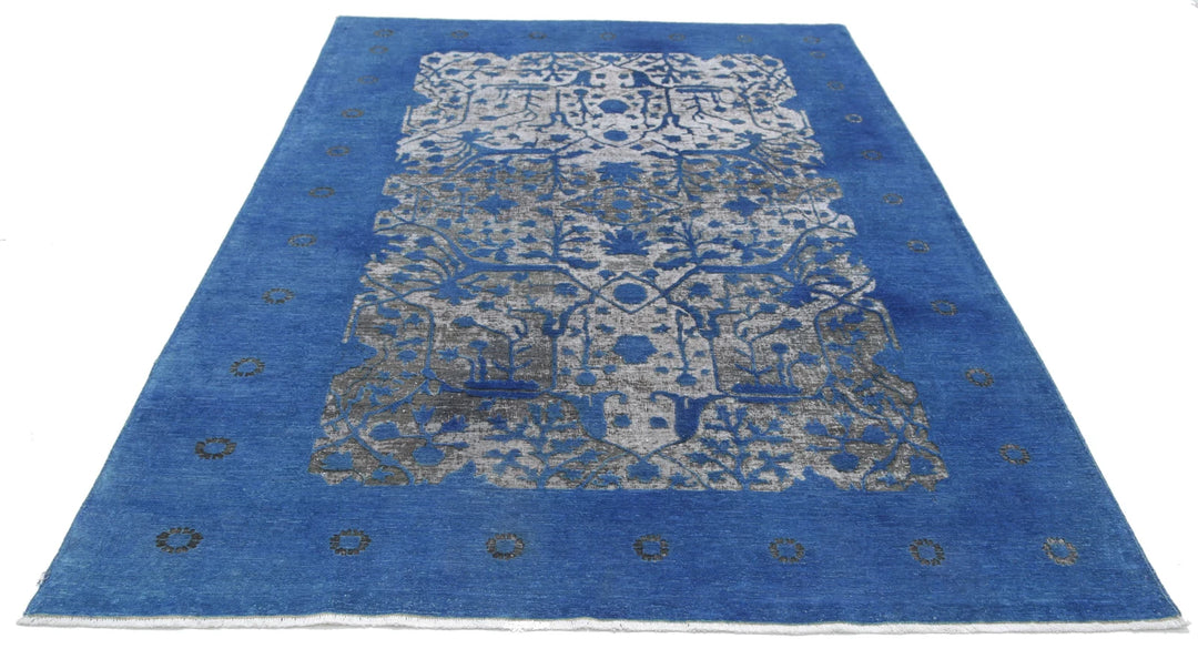 Afghan Oriental Rug 5' 11" x 8' 4" Hand-Knotted | No. AT68752