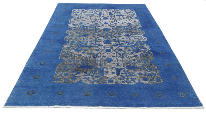 Afghan Oriental Rug 5' 11" x 8' 4" Hand-Knotted | No. AT68752