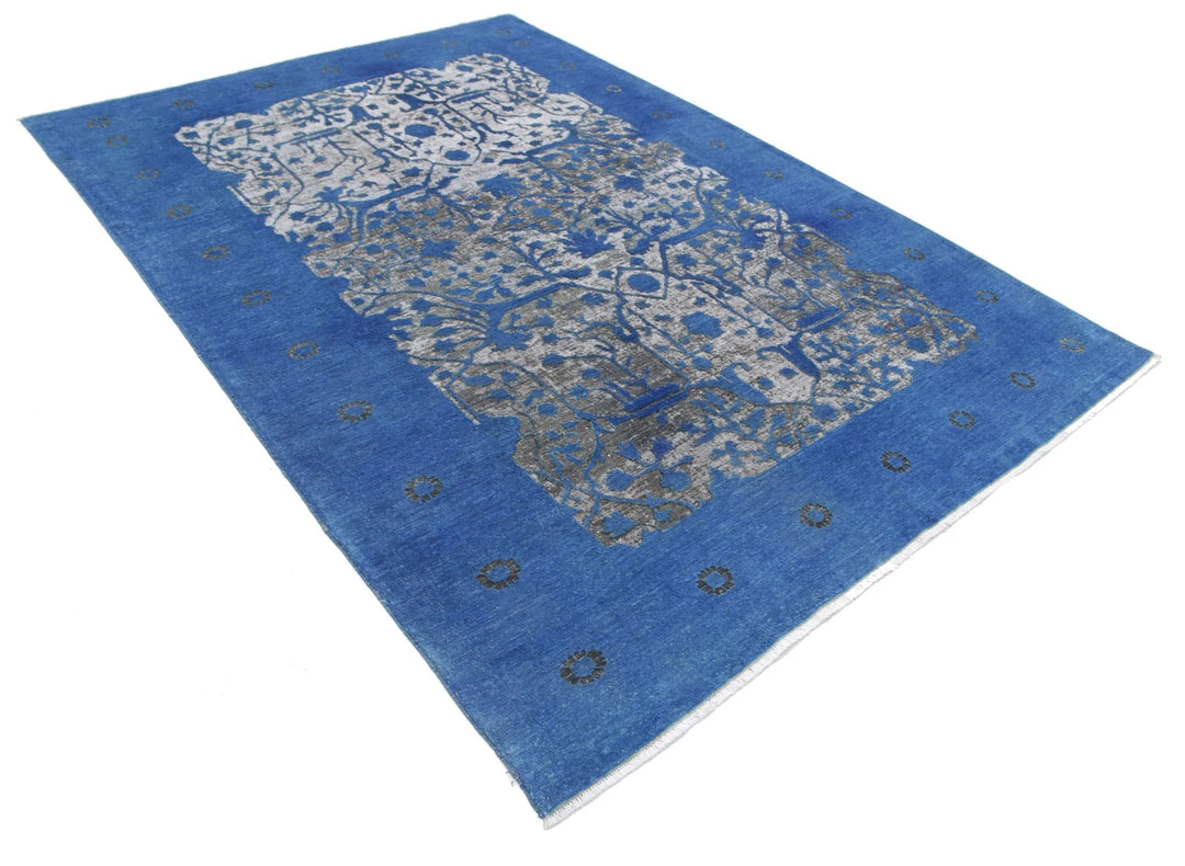 Afghan Oriental Rug 5' 11" x 8' 4" Hand-Knotted | No. AT68752