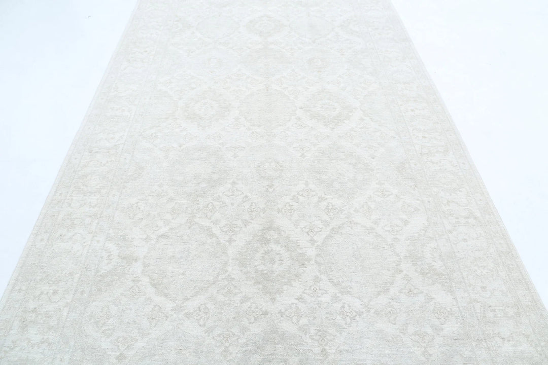 Afghan Serenity Rug 6' 1" x 10' 11" Hand-Knotted | No. AT68878