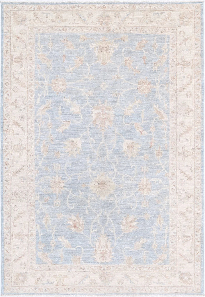 Afghan Serenity Rug 4' 9" x 6' 11" Hand-Knotted | No. AT68915