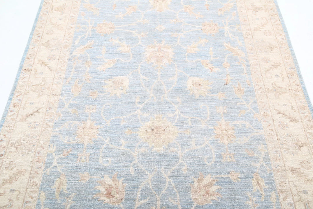 Afghan Serenity Rug 4' 9" x 6' 11" Hand-Knotted | No. AT68915