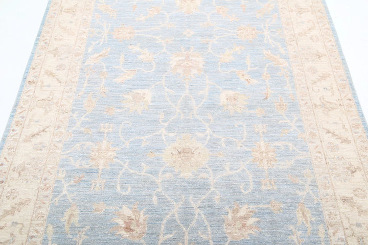 Afghan Serenity Rug 4' 9" x 6' 11" Hand-Knotted | No. AT68915