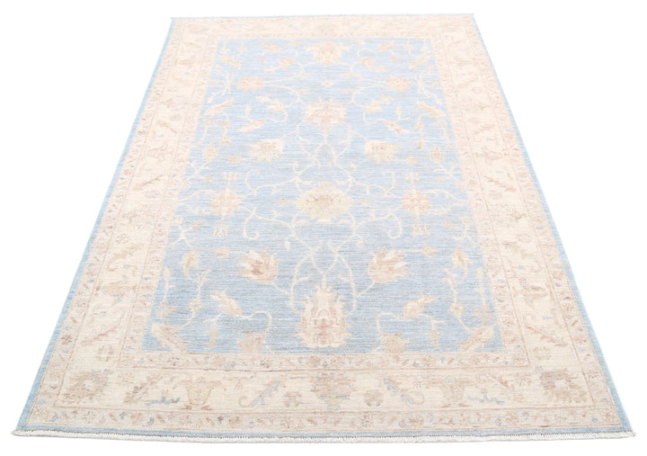 Afghan Serenity Rug 4' 9" x 6' 11" Hand-Knotted | No. AT68915