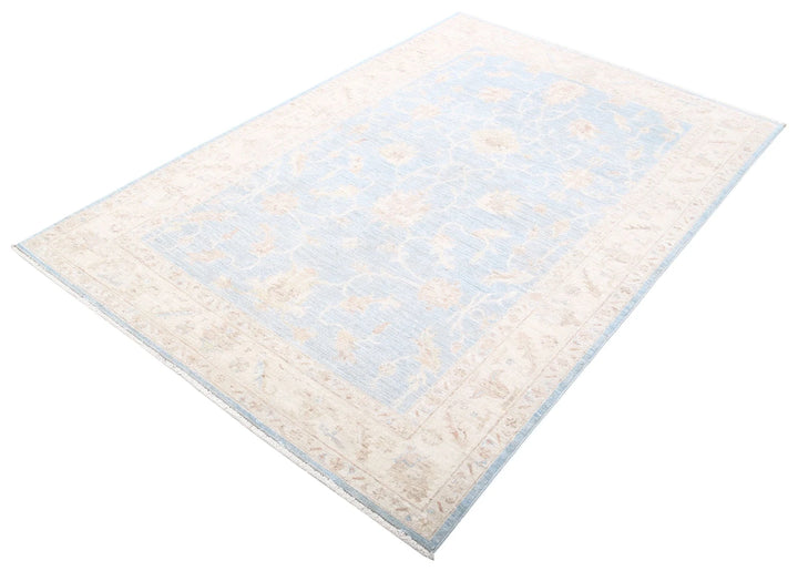 Afghan Serenity Rug 4' 9" x 6' 11" Hand-Knotted | No. AT68915