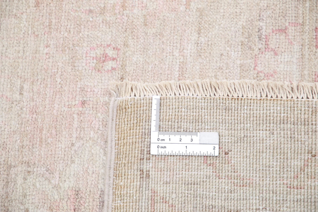 Ivory Afghan Serenity Rug 12' 0" x 14' 4" Hand-Knotted | No. AT69044
