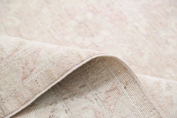 Ivory Afghan Serenity Rug 12' 0" x 14' 4" Hand-Knotted | No. AT69044