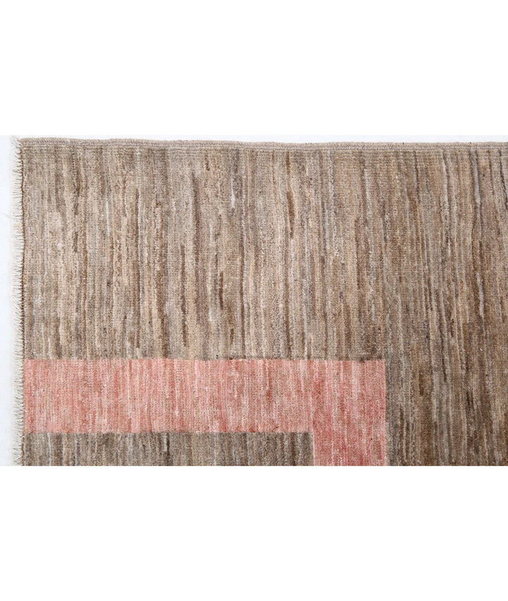 Afghan Modcar Rug 4' 10" x 6' 2" Hand-Knotted | No. AT69173