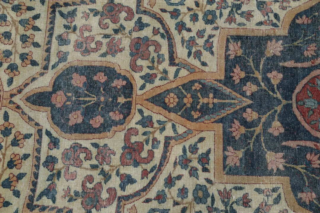 Persian Yazd Rug 11' 8" x 18' 4" Hand-Knotted | No. AT69360