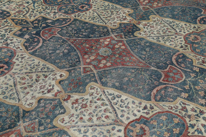 Persian Yazd Rug 11' 8" x 18' 4" Hand-Knotted | No. AT69360
