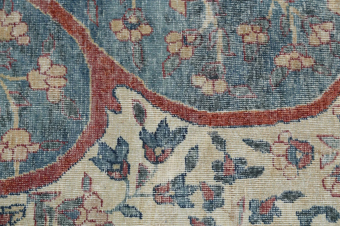 Persian Yazd Rug 11' 8" x 18' 4" Hand-Knotted | No. AT69360