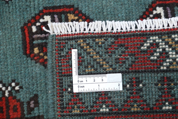 Afghan Akcha Revival Rug 5' 0" x 6' 2" Hand-Knotted | No. AT69399