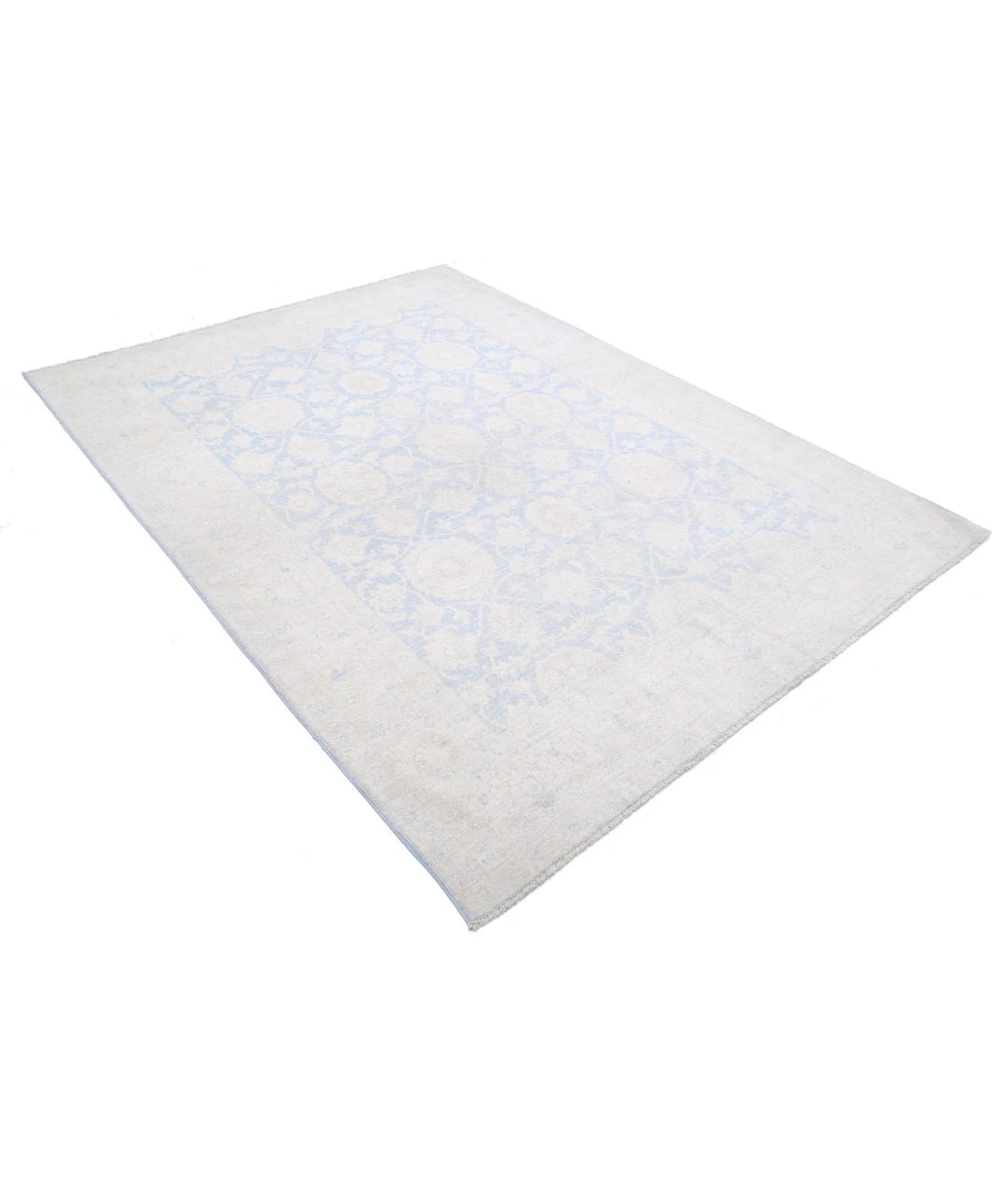 Afghan Serenity Rug 6' 0" x 8' 7" Hand-Knotted | No. AT69539