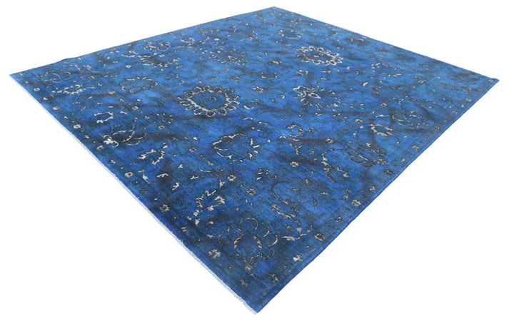 Blue Afghan Oriental Rug 9' 7" x 11' 2" Hand-Knotted | No. AT69560