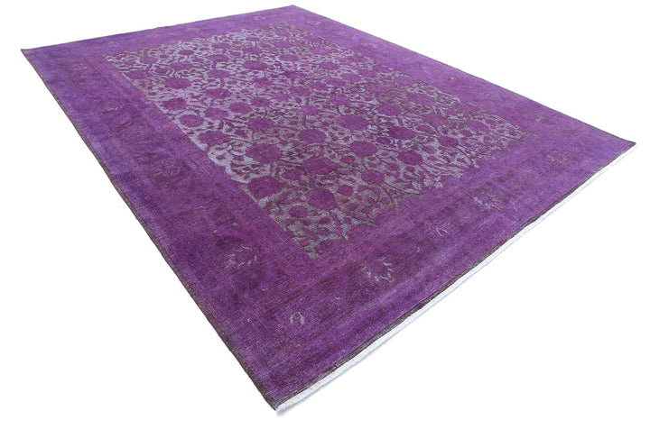 Purple Afghan Oriental Rug 9' 11" x 13' 0" Hand-Knotted | No. AT69608