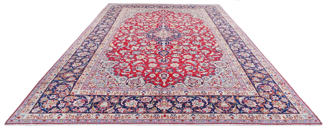 Persian Tabriz Rug 9' 7" x 16' 1" Hand-Knotted | No. AT69689