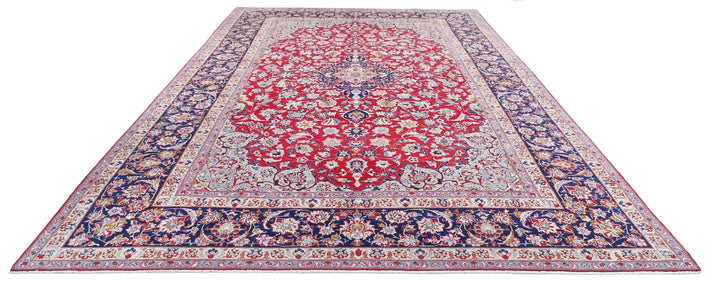 Persian Tabriz Rug 9' 7" x 16' 1" Hand-Knotted | No. AT69689