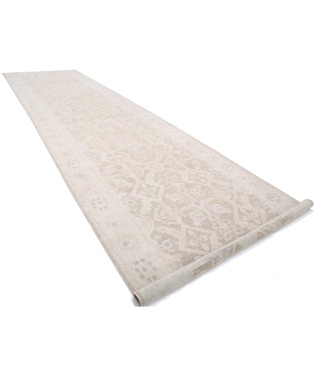 Afghan Serenity Rug 6' 5" x 25' 10" Hand-Knotted | No. AT69695