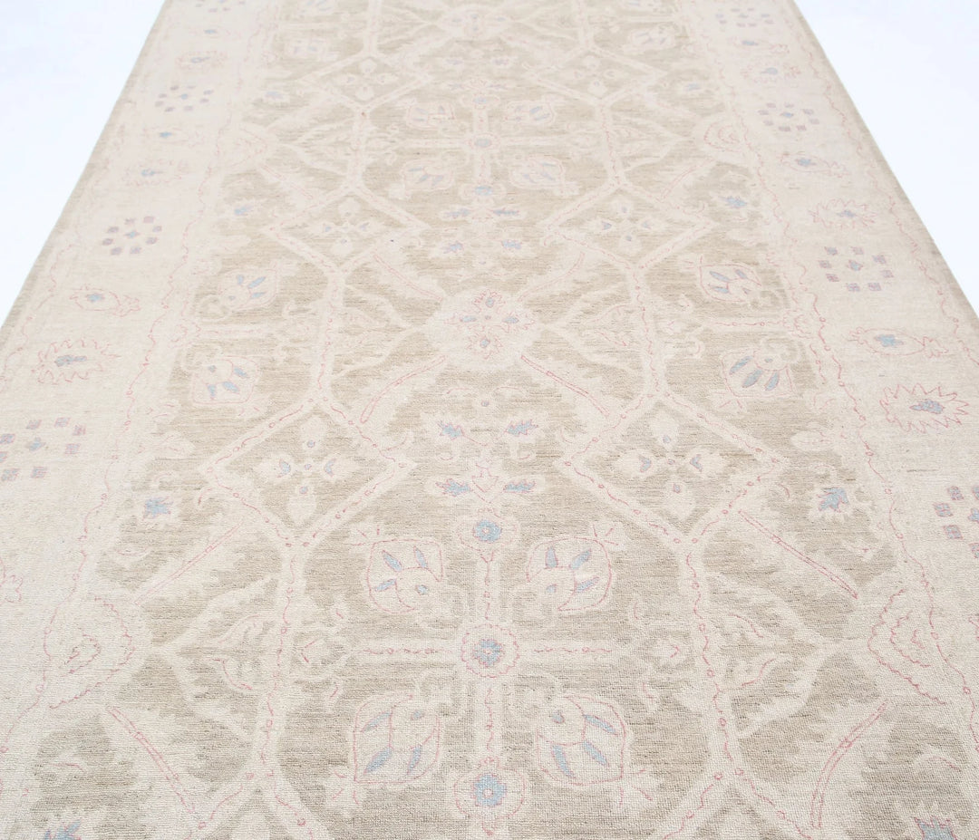 Afghan Serenity Rug 6' 5" x 25' 10" Hand-Knotted | No. AT69695
